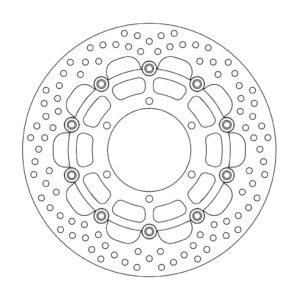 Moto-Master Halo Jarrulevy eteen Suzuki: GSX R600/R750/R1000