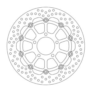 Moto-Master Halo Jarrulevy eteen Suzuki: GSX-R 600-750-1000