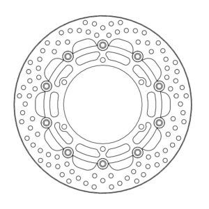 Moto-Master Halo Jarrulevy eteen Yamaha: YZF R1/R6, XJ600, XT660R, TDM900, FZS10