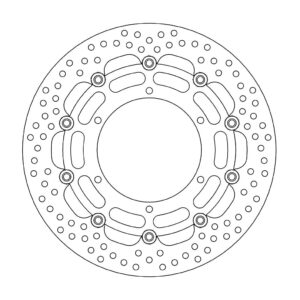 Moto-Master Halo Jarrulevy eteen Yamaha: YZF R7, FJR1300/ABS, MT-01