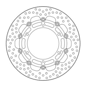 Moto-Master Halo Jarrulevy eteen Yamaha: MT-01