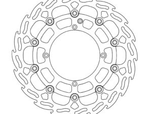 Moto-Master Flame Jarrulevy eteen Husqvarna Dakar