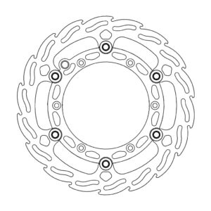 Moto-Master Flame Jarrulevy eteen Ø260 KTM, Husqvarna