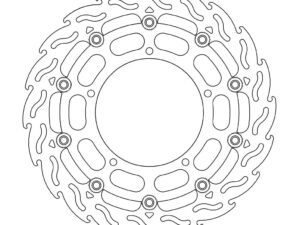 Moto-Master Flame Jarrulevy eteen oikea Yamaha: YZF R1 TC