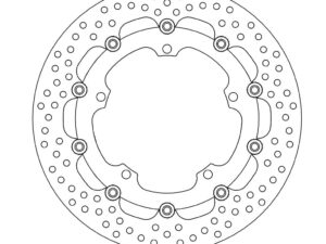 Moto-Master Halo Jarrulevy eteen Triumph: Speed Triple 1050, Sprint GT