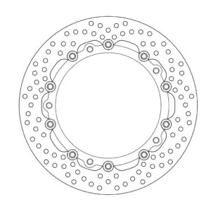 Moto-Master Halo Jarrulevy eteen BMW: R850GS/C/R/RT, R1100GS/R/RT/S, R1150GS, K1