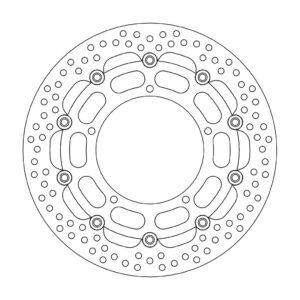 Moto-Master Halo Jarrulevy eteen Yamaha: YZF R1 TC