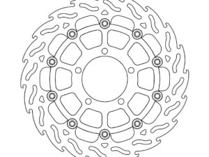 Moto-Master Flame Jarrulevy eteen oikea Triumph: Tiger 800, Explorer