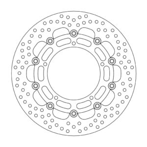 Moto-Master Halo Jarrulevy eteen Yamaha: YFZ R6, Fazer8, YZF R1, XT1200Z