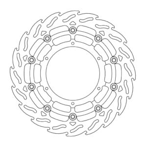 Moto-Master Flame Jarrulevy eteen vasen KTM: 1190 Adventure