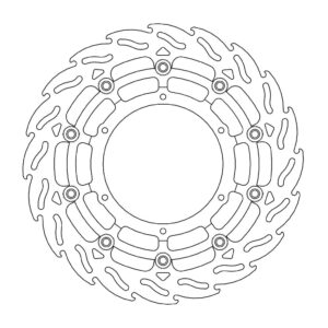 Moto-Master Flame Jarrulevy eteen oikea KTM: 1190 Adventure