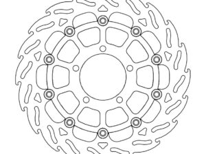 Moto-Master Flame Jarrulevy eteen oikea Triumph: Daytona 675 ABS