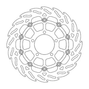 Moto-Master Flame Jarrulevy eteen oikea Triumph: Daytona 675 ABS