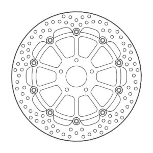 Moto-Master Halo Jarrulevy eteen KTM: 690 Duke R ABS
