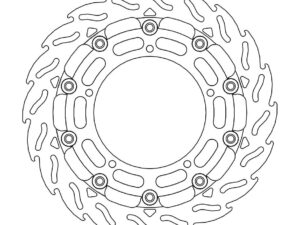 Moto-Master Racing Flame Jarrulevy eteen oikea Yamaha: FZ6, YZF R6