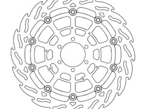 Moto-Master Flame Jarrulevy eteen vasen BMW: HP4