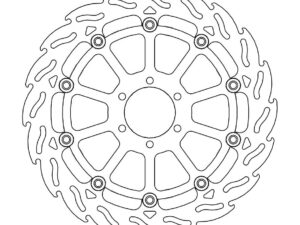 Moto-Master Flame Jarrulevy eteen oikea BMW: HP4