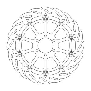 Moto-Master Flame Jarrulevy eteen oikea BMW: HP4