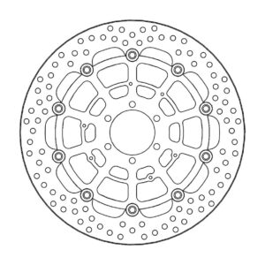 Moto-Master Halo Jarrulevy eteen vasen BMW: HP4
