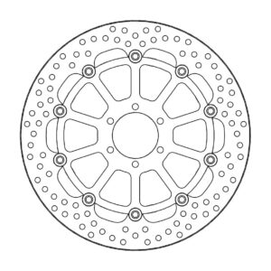 Moto-Master Halo Jarrulevy eteen oikea BMW: HP4