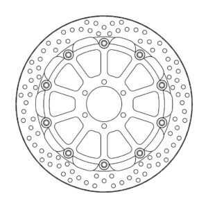 Moto-Master Racing Halo Jarrulevy eteen oikea BMW: HP4