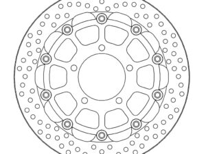 Moto-Master Racing Halo Jarrulevy eteen 5,5mm Kawasaki