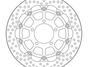 Moto-Master Racing Halo Jarrulevy eteen 5,5mm Kawasaki