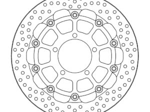 Moto-Master Racing Halo Jarrulevy eteen 5,5mm Triumph: Daytona 675 ABS