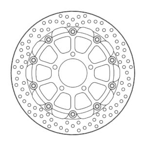 Moto-Master Racing Halo Jarrulevy eteen 5,5mm Suzuki: GSX-R 600-750-1000