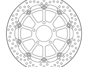 Moto-Master Racing Halo Jarrulevy eteen 5,5mm Suzuki: GSX-R 600-750-1000-1300,