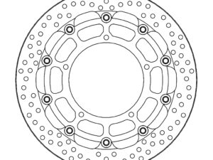 Moto-Master Racing Halo Jarrulevy eteen 5,5mm Yamaha: YZF R1