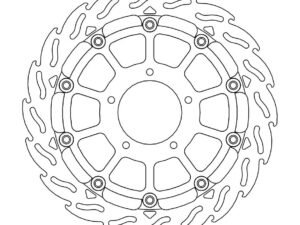 Moto-Master Racing Flame Jarrulevy eteen vasen MV Agusta: F3, Brutale 675, Bruta