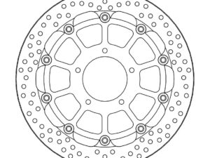 Moto-Master Racing Halo Jarrulevy eteen MV Agusta: F3, Brutale 675, Brutale 800,