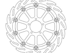 Moto-Master Racing Flame Jarrulevy eteen vasen KTM: 1290 Superduke