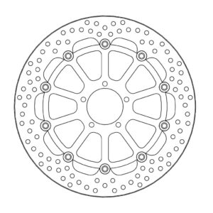 Moto-Master Halo Jarrulevy eteen KTM: 1290 Superduke