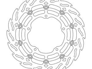 Moto-Master Flame Jarrulevy eteen vasen Yamaha: YZF R1 2015->