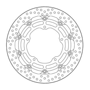 Moto-Master Racing Halo Jarrulevy eteen Yamaha: YZF R1 2015->