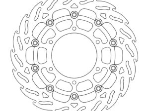 Moto-Master Flame Jarrulevy eteen vasen Suzuki: GSX-S1000(F)