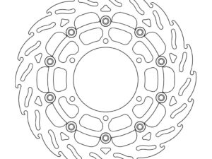 Moto-Master Flame Jarrulevy eteen oikea Suzuki: GSX-S1000(F