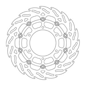 Moto-Master Flame Jarrulevy eteen oikea Suzuki: GSX-S1000(F