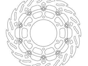 Moto-Master Racing Flame Jarrulevy eteen vasen Suzuki: GSX-S1000(F)