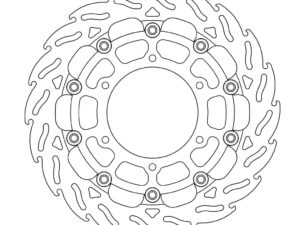 Moto-Master Racing Flame Jarrulevy eteen oikea Suzuki: GSX-S1000(F)
