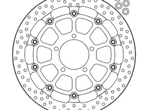 Moto-Master Racing Halo Jarrulevy eteen Kawasaki: ZX-10