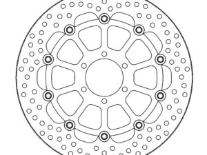 Moto-Master Halo Jarrulevy eteen Ducati: Monster 620/695, Monster 800 S2R, Multi