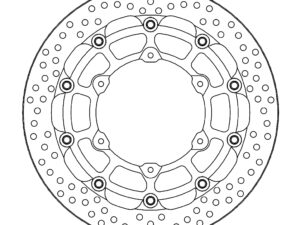 Moto-Master Racing Halo Jarrulevy eteen vasen KTM: 690 SMCR