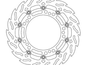 Moto-Master Flame Jarrulevy eteen vasen Kawasaki: Z650/900, Ninja 650 2017-->