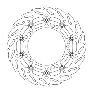 Moto-Master Flame Jarrulevy eteen oikea Kawasaki: Z650/900, Ninja 650 2017-->