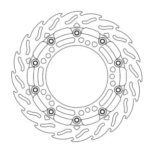 Moto-Master Racing Flame Jarrulevy eteen vasen Kawasaki: Z650/900, Ninja 650 201