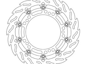Moto-Master Racing Flame Jarrulevy eteen oikea Kawasaki: Z650/900, Ninja 650 201