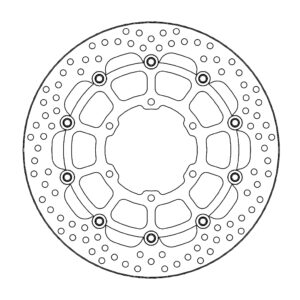 Moto-Master Halo Jarrulevy eteen Suzuki: GSX-R1000/R 2017-->
